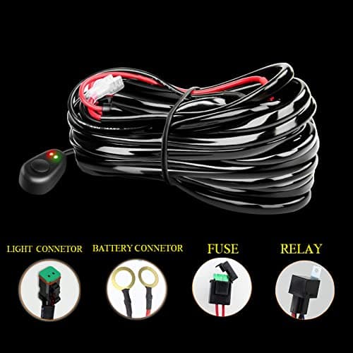 AUXTINGS Barre de rampe à LEDs Droit de 56cm 270W, 3 rangées de Feux de Travail à LEDs étanches 12V Feu de Brouillard à LEDs avec DT câblage pour Voiture, Camion, Tracteur, SUV, IP67