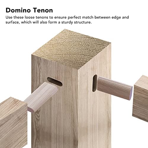 Lot De 50 Tenons Domino, 8 X 40 Mm En Bois De Hêtre Domino Tenon En Bois De Hêtre Tenons En Vrac Assortiment De Tenons Domino En Hêtre Bloc De Goujons D'insertion En Hêtre Pour le Travail du Bois