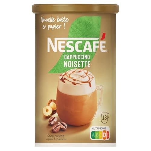 Nescafé Cappuccino Noisette, Café soluble, Boite de 270g