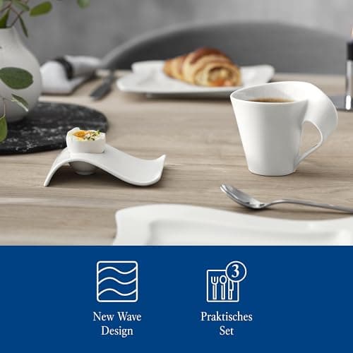 Villeroy & Boch New Wave Caffè ensemble de tasses à cappuccino, 3 pièces