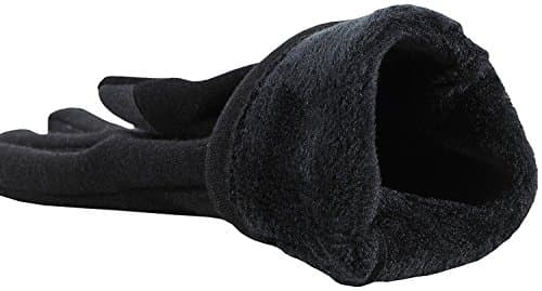 Outrip Gants d'hiver chauds pour femme avec doublure épaisse et coupe-vent pour écran tactile, Noir, M