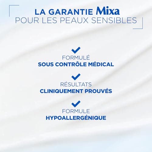 Mixa Expert Peau Sensible - Crème Céramide Protection - Anti-Sécheresse Sévère - Peaux Très Sèches et Fragilisées - Visage, Corps, Mains - Hypoallergénique - Sans Parfum - 400ml