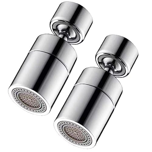 Aérateur de Robinet Pivotant,Aérateur de Robinet Cuisine m22,Brise jet Robinet Cuisine Universel,Embout Robinet Cuisine Salle de Bain,Embout pour Robinet de Cuisine,2 Pièces
