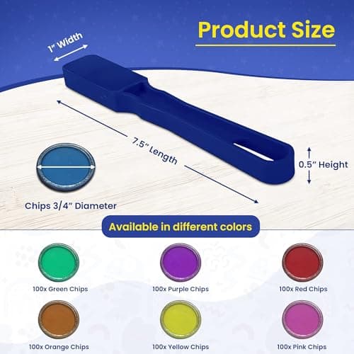 Fonyiunce Kit de Bingo Magnétique,1 Bâton Magnétique + 100 Jetons Loto,Jetons Magnétiques avec Stick,Jeu Éducatif pour Enfants et Accessoire Pratique de Stockage