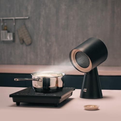 CIARRA CBPHB01 Mini Hotte Asipirante - Hotte Portable - Aspiration de 120m3/h - Mode Recyclage avec Filtre à Charbon - Multi-Filtration - 2 Vitesses - Noire