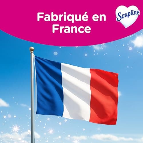 SOUPLINE Adoucissant Linge Concentré 3D Grand Air , Assouplissant Linge Formule Améliorée pour Plus de Douceur*, Assouplissant Textile Liquide , Soupline Lot de 3x1,35L