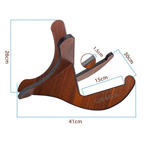 CAHAYA Support pour Guitare en Bois Stand Détachable Portable Universel pour Guitare Folk Acoustique Electrique Classique avec un Brevet de Conception CY0180