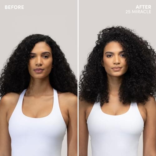 Mizani Sérum Anti-Chute de Cheveux, Soin Quotidien Renforçant et Épaississant, Stimule la Repousse et la Densité, Enrichi en Huile de Ricin et Stémoxydine, 25 Miracle, 90 ml