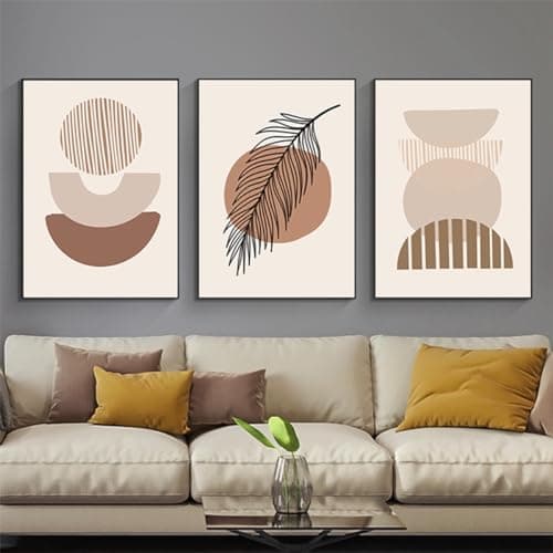 Lot de 3 posters muraux, imprimés de feuille botanique, modernes, abstraits, sans cadre, image 02, 20 x 30 cm