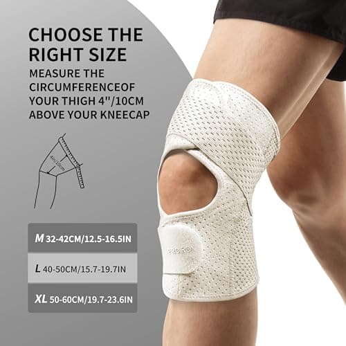 PROIRON Genouillère Sport Respirant Orthese Genou Genouillere Rotulienne Genouillère Ligamentaire,Protège le Genou et Stabilise la Rotule, L