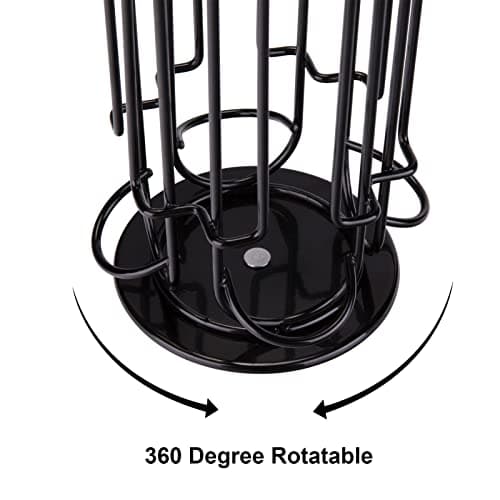 Wdmiya Porte Capsule Dolce Gusto 32 Capsules Dolce Gusto Rotatif Tower Pod 360 Degrés Rotable Rangement Capsules Supports pour Capsules de Café Dolce Gusto