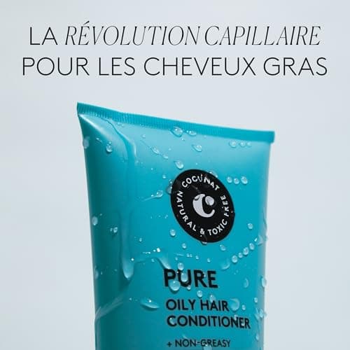 COCUNAT - Après-shampooing Pure - Pour Cheveux Gras - Apporte Brillance et Volume - N'alourdit pas - Sans Silicone - Sans Sulfate - Hydrate Sans Graisser - 200 ml
