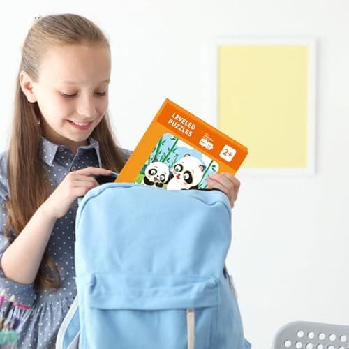 Puzzles Magnétiques pour Enfants de 3-4-5 Ans, Jisrcha Puzzle Voyage, 73 Pièces 4 en 1 Puzzles Magnétiques d'animaux pour L'avion et La Voiture Voyage, Jouets pour Garçons et Filles (A)