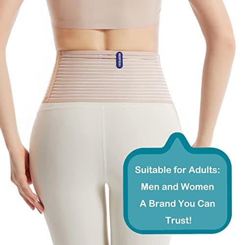 Hernie ombilicale | hernie abdominale pour hommes et femmes | attache de hernie ombilicale avec 2 coussins de compression de hernie | sangles de soutien ventrales, suprastriques et postopératoires