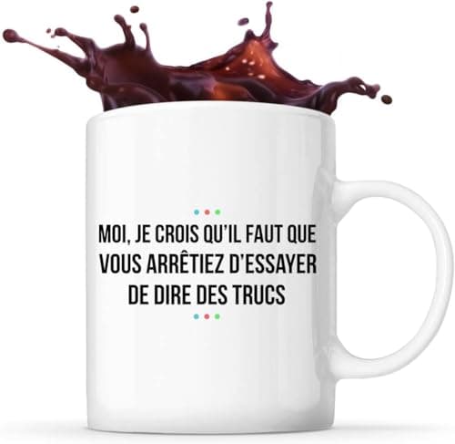 Mug Répliques (Mug Dire des Trucs Blanc)