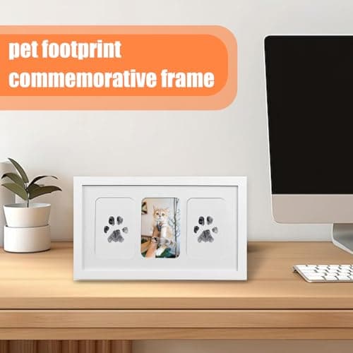 Kit Empreinte Chien et Chat,Kit D'Impression de Pattes D'Animaux,Kit Empreinte Pieds et Mains Bébé,Empreinte Patte de Chien et Chat de Bons Souvenirs pour Les Propriétaires D'Animaux