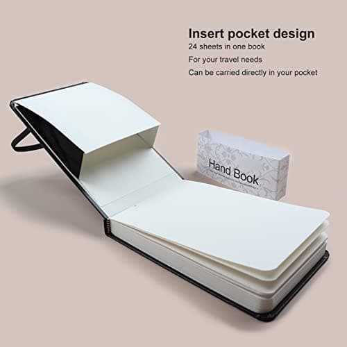 Journal aquarelle, carnet de croquis aquarelle taille compacte pour voyage