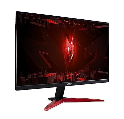 Acer Nitro KG241YS3biipf - Écran PC Gaming 24" Full HD, 180Hz (1920x1080, 16:9, FreeSync, 1ms VRB, 250 Nits, Comfyview, BluelightShield, 2xHDMI 2.0/1xDP 1.2) Moniteur PC Inclinable, Couleur Noir