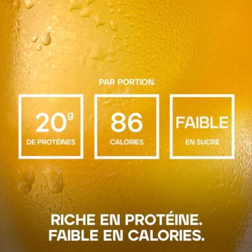 Bulk Clear Whey Isolate, Shake protéiné rafraîchissant, Protéine en Poudre, Rafraichissant et Fruité, Fruit de la Passion, 500 g, 20 Portions