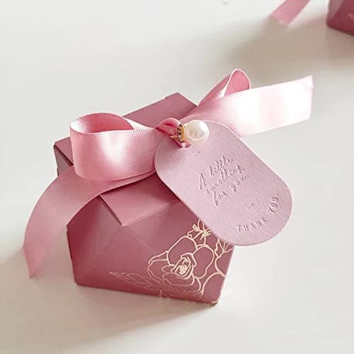 VATIN Ruban Satin 12mm x 25m côté unique face éclat satin Rose clair Ruban décoratif pour mariage, baptême et anniversaire