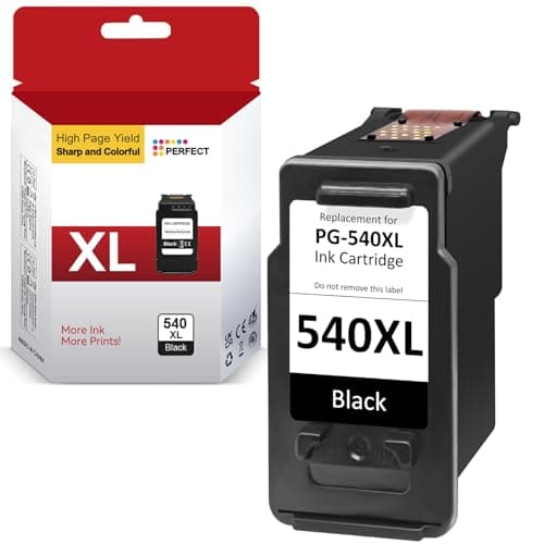 SUNPRINTZ PG-540 PG-540XL Cartouche d'encre Remanufacturées pour Canon 540, 540 XL Noir pour Pixma MG3650s MX475 MG3650 MG3150 MG3550 MG3250 MG4250 MG3600 TS5151 MX375 TS5150 MX395 Imprimante (1 Noir)