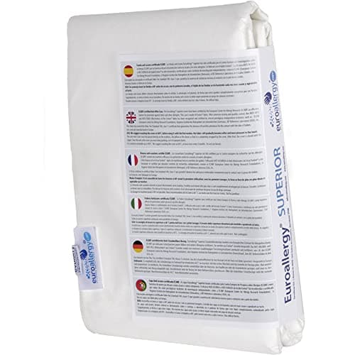 Euroallergy Superior - Housse de Matelas Anti-Acariens Certifiée. Intégrale avec Fermeture Éclair (140x200 x20 cm)