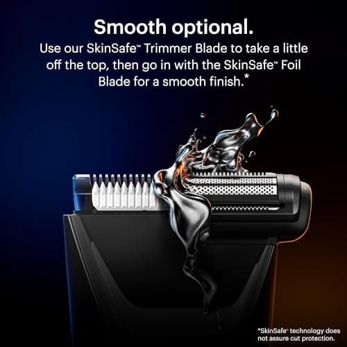 The Lawn Mower® 5.0 ULTRA de MANSCAPED® : Tondeuse Corps & Zone intime SkinSafe® pour Homme – Deux têtes de rasage, Tonte & Rasage de près, Étanche, Recharge USB, Étui de protection