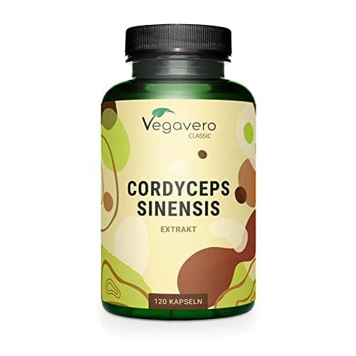 Cordyceps sinensis CS-4 | 6500 mg (10:1) | 4 MOIS | 40% Polysaccharides | SANS ADDITIFS | Adaptogène | 120 Gelules | VEGAN | Vegavero®