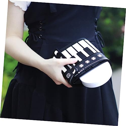 TOPPERFUN Mini-clavier Piano Numérique Pliable Piano Enroulable Électronique Pliant Clavier De Piano Pliant De Musique Piano Portatif Clavier De Piano Pliable Claviers Composant Élèctronique