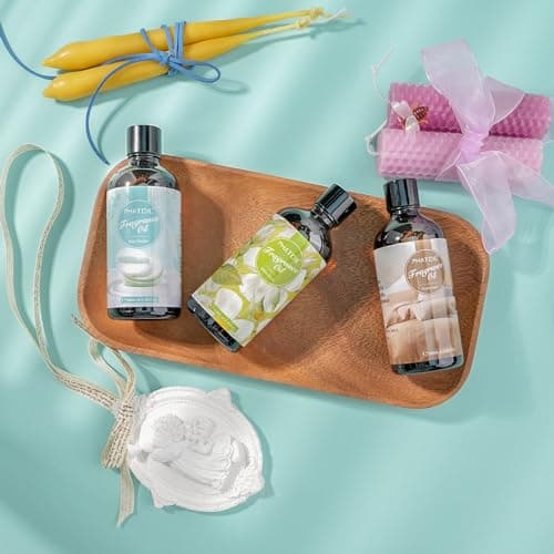 PHATOIL Fleur d’Oranger Huile Essentielle 100ml, Huile de Fleur d’Oranger pour Diffuseur, Huile Parfumée pour Aromathérapie Humidificateur, Bougies