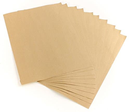 Evergreen Goods 20 Feuilles De Papier Autocollant Kraft Mat A4 | Etiquettes Autocollante Collantes Pour Imprimantes à Jet D'encre Et Laser | Feuille Autocollante Pour Des Tirages Haute Résolution