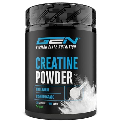 Créatine en poudre - 1kg / 1000 g - pure monohydrate - Solubilité optimale - Vegan - Sans additifs - German Elite Nutrition