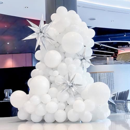Unisun Ballons Blancs, 50 Pièces 12 Pouces Ballons Blancs Mats, Ballons Blancs Pour Garçons Filles Fête d'Anniversaire Nuptiale Mariage Enterrement Jeune Nouvel An Décorations Remise Des Diplômes