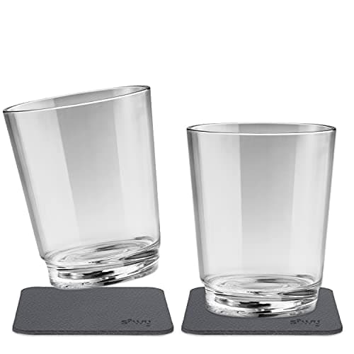 silwy® Gobelets magnétiques antidérapants et incassables de couleur The Classic, deux nano gel pads métalliques inclus (set de 2)