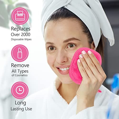 Orighty Lot de 12 lingettes démaquillantes réutilisables pour enlever instantanément la saleté avec juste de l'eau 12,7 x 12,7 cm