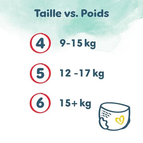 Pampers Harmonie Pants, Taille 5, 144 Couches-Culottes, 12-17kg, Maintien Complet 360°, Ingrédients d’origine végétale, Maintenant Avec un Emballage Recyclable en Papier, Pack 1 Mois