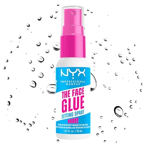 NYX Professional Makeup - Spray Fixateur de Maquillage - Résistant aux Transferts et Waterproof - Tenue Longue Durée 24H - Formule Vegan - The Face Glue Setting Spray - 60ml
