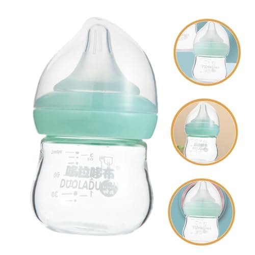 TOYANDONA Biberon En Verre Pour Biberon De Lait Pour Biberon Pour Nourrissons Biberon Anti Colique Biberons Pour Nouveau-né Entraîneur De Buvant Biberon à Col Large Un Verre