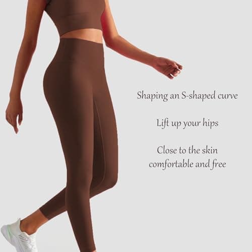 XDSP Legging de Sport Femme Pantalon de Yoga Pilates Compression Taille Haut Sculptants Push up Slim Fit Butt Lift Élastique Legging Fitnes avec Poches Tight Pantalon de Joggings Gym Running Course