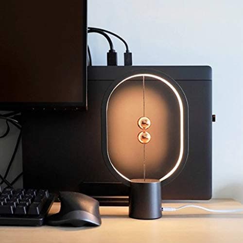 Hztyyier Lampe de Bureau LED pour ChambreMaison, Bureau, Balance Lamp Office Supplies, Touch Dimmer Balance Magnetic Lamps Lampe de Table LED24.8 * 14 * 5.5CM Office Supplies
