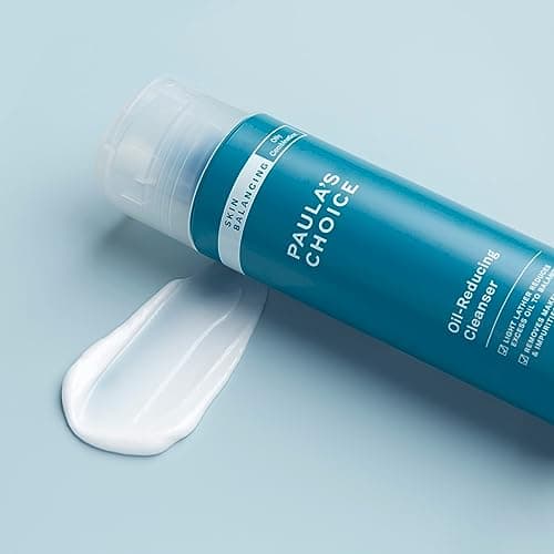 Paula's Choice SKIN BALANCING Nettoyant Visage - Huile Démaquillant Visage Élimine les Points Noirs, Imperfections et le Pores dilatés - avec Aloé Vera - Pour Peaux Mixtes à Grasses - 473 ml