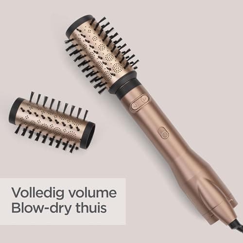 Babyliss AS952E - BaByliss Paris - Brosse soufflante rotative Big Hair Dual, Or, 1 Unité (Lot de 1)