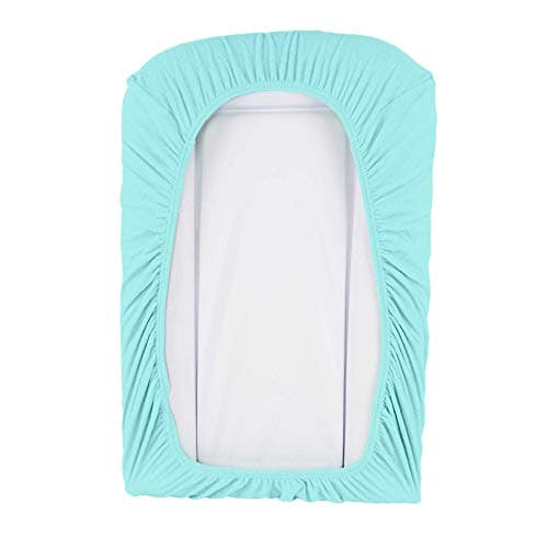 DOMIVA Set de 2 Housses de Matelas à Langer Aqua/Perle Vert 2 Unités