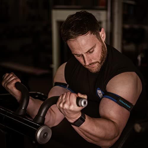Bandes d'occlusion - BFR - réglables pour bras et jambes Idéal pour développer les muscles, la force, l'hypertrophée, la récupération Sac inclus