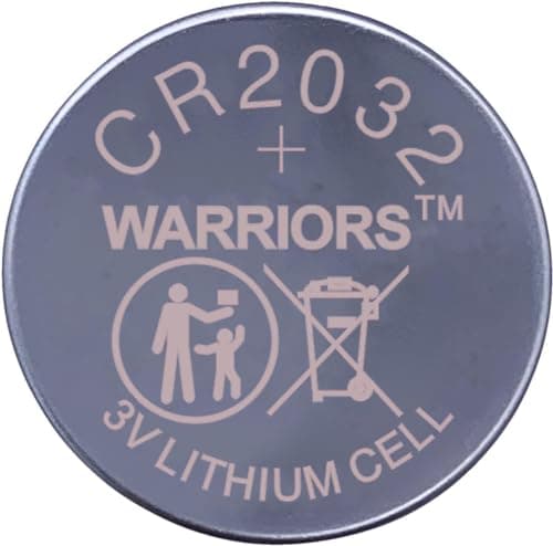 Warriors 10X Pile Piles 2032 CR2032 Bouton 3V,Emballage à l'épreuve des Enfants, pour appareils Smart Home, clés de Voiture (10 Pack)