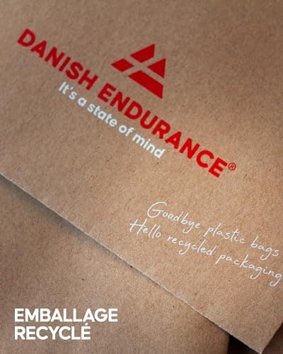 DANISH ENDURANCE Lot de 6 Boxers de Sport, Respirants et Légers, Évacuent la Transpiration, pour Homme, Noir, L