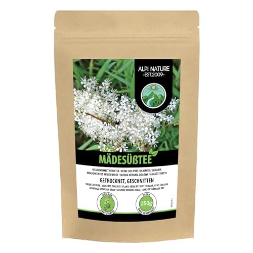Infusion de reine des prés (250g), Tisane reine des prés, Thé de reine des prés, coupée, déshydratée délicatement, produit 100% pur et naturel