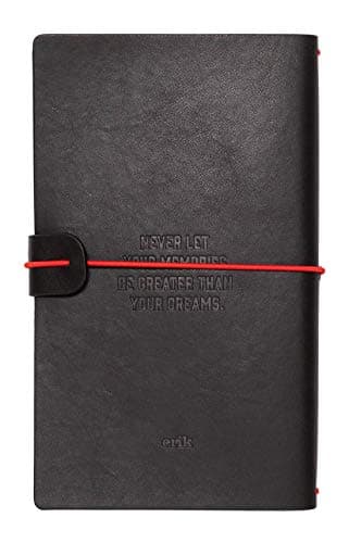 Grupo Erik - Ensemble Carnet de Voyage Wanderlust - Carnet de Notes 2 en 1 - Notebook Simili Cuir