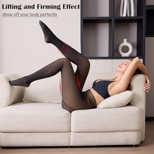Collant Polaire Femme,éLasticité Legging Collant ,Collant Grande Taille,Collant Polaire Femme Effet Transparent Grande Taille S-M,L-XL,XXL Taille Leggings Femme Chaleureux (01-Noire Peau L/XL)