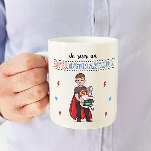 MUGFFINS Mug/Tasse Informaticien (Meilleur du Monde) - Idées Drôles Informatique